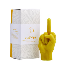 CandleHand | 'F*ck you' Candle | Yellow