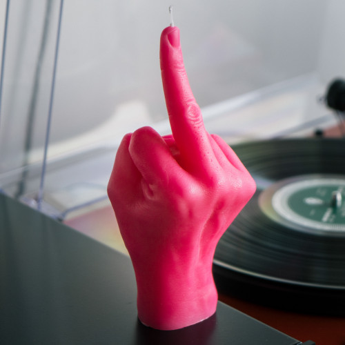 CandleHand | 'F*ck you' Candle | Pink