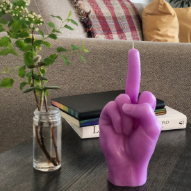 CandleHand | 'F*ck you' Candle | Purple
