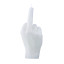 CandleHand | 'F*ck you' Candle | White