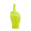 CandleHand | 'F*ck you' Candle | Neon Yellow