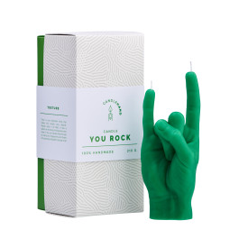CandleHand | 'You Rock' Candle | Green
