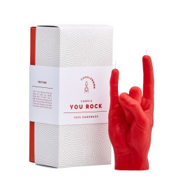 CandleHand | 'You Rock' Candle | Red