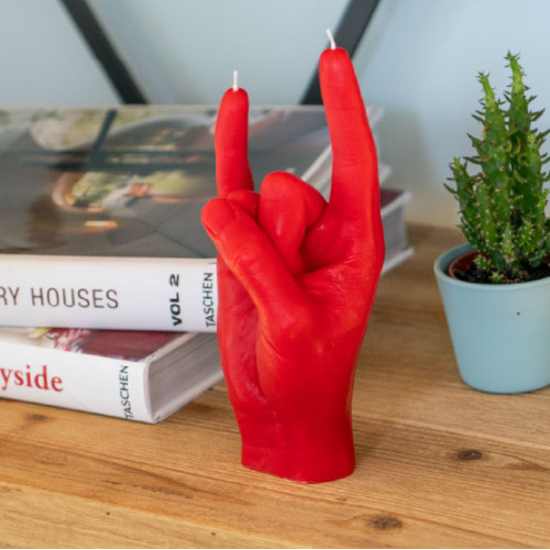 CandleHand | 'You Rock' Candle | Red