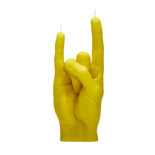 CandleHand | 'You Rock' Candle | Yellow