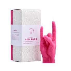 CandleHand | 'You Rock' Candle | Pink