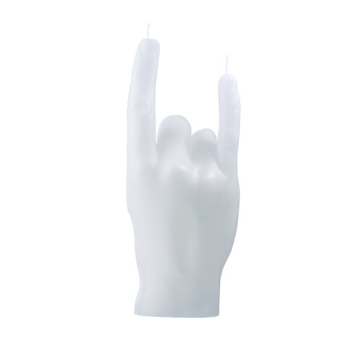 CandleHand | 'You Rock' Candle | White
