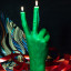 CandleHand | 'Peace' Candle | Green