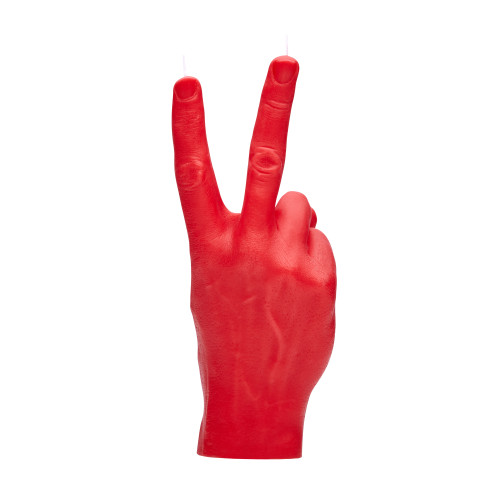 CandleHand | 'Peace' Candle | Red