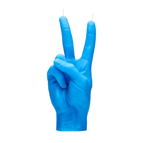 CandleHand | 'Peace' Candle | Blue