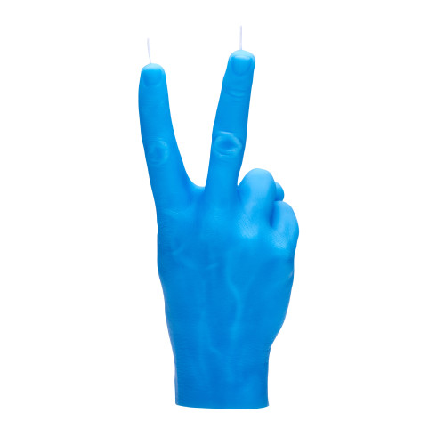 CandleHand | 'Peace' Candle | Blue
