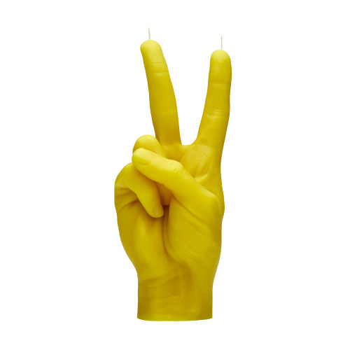 CandleHand | 'Peace' Candle | Yellow