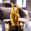 CandleHand | 'Peace' Candle | Yellow