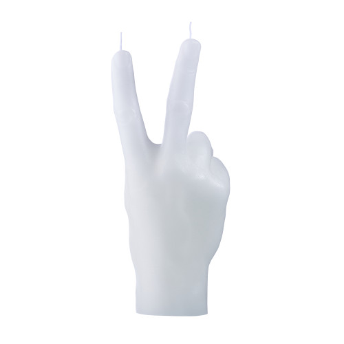 CandleHand | 'Peace' Candle | White