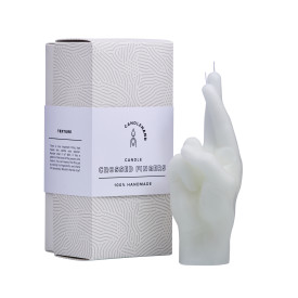 CandleHand | 'Fingers Crossed' Candle | White