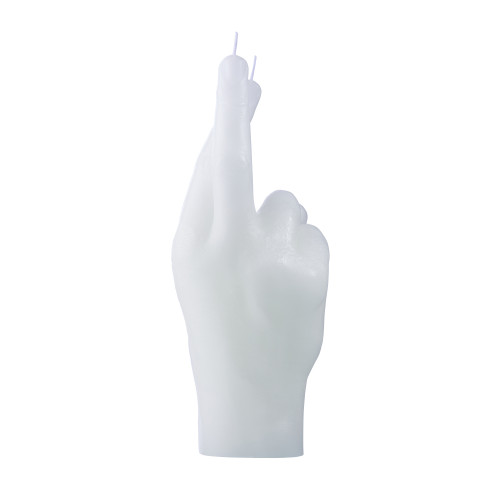 CandleHand | 'Fingers Crossed' Candle | White