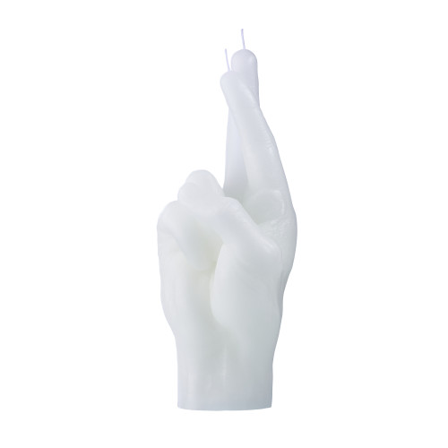 CandleHand | 'Fingers Crossed' Candle | White