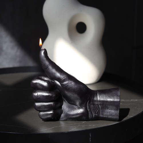 CandleHand | 'Thumbs Up' Candle | Black