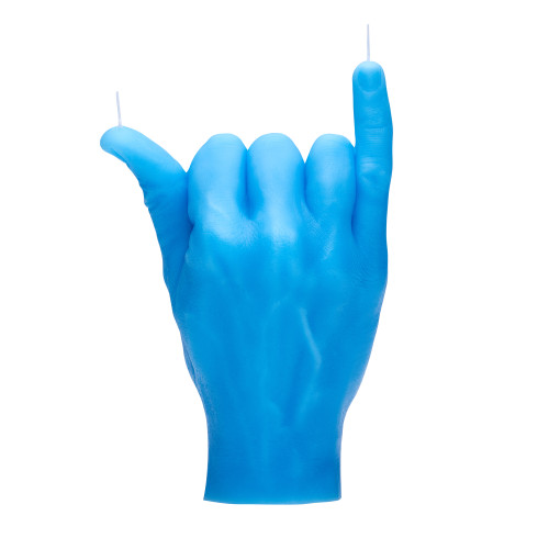 CandleHand | 'Shaka' Candle | Blue