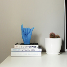 CandleHand | 'Shaka' Candle | Blue