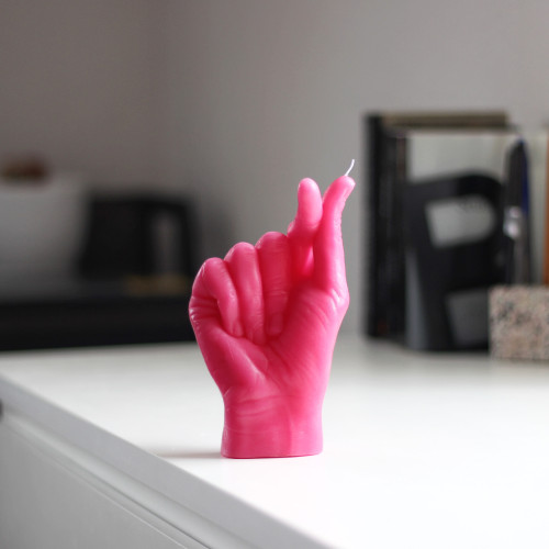 CandleHand | 'Love' Candle | Pink
