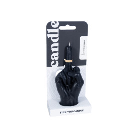 CandleHand | 'F*ck you' Candle | Black | Small