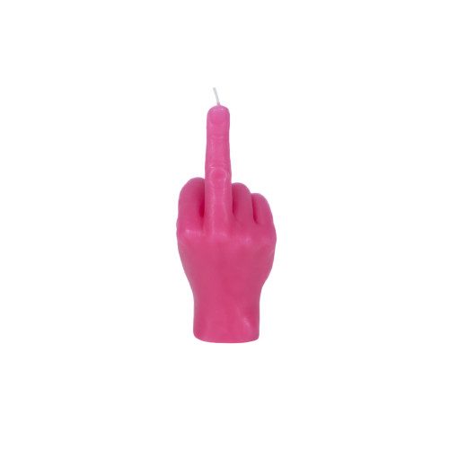 CandleHand | 'F*ck you' Candle | Pink | Small