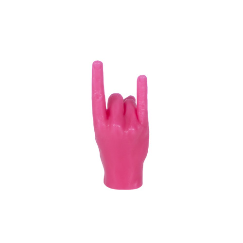 CandleHand | 'You Rock' Candle | Pink | Small
