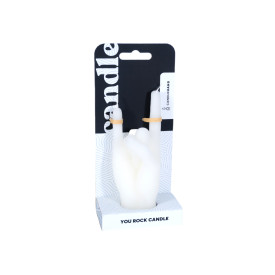 CandleHand | 'You Rock' Candle | White | Small