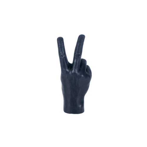CandleHand | 'Peace' Candle | Black | Small