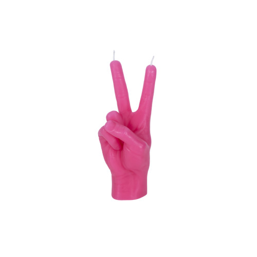CandleHand | 'Peace' Candle | Pink | Small