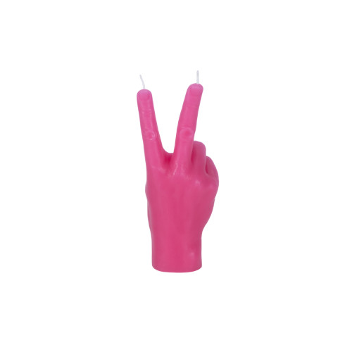 CandleHand | 'Peace' Candle | Pink | Small