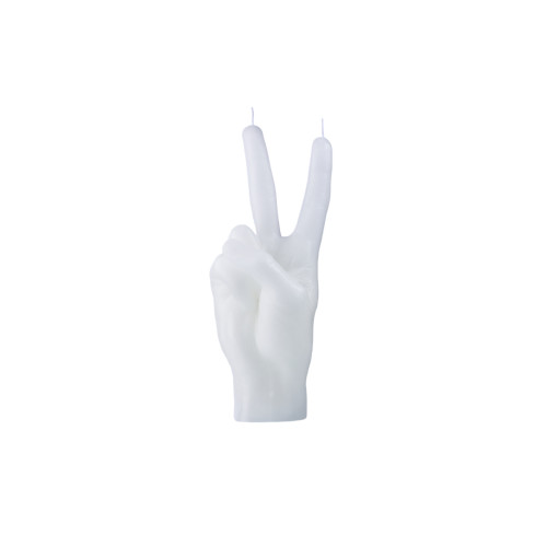 CandleHand | 'Peace' Candle | White | Small