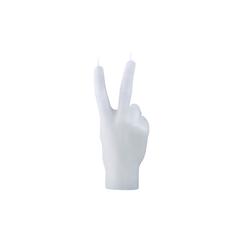 CandleHand | 'Peace' Candle | White | Small
