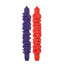 CandleHand | Birthday Taper Candles | Indigo/Orange | Set of 2