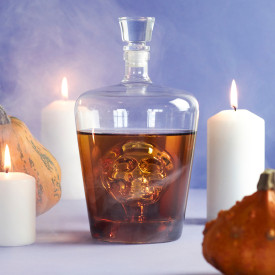Balvi | 'What's Your Poison?' Skull Glass Decanter | 1L