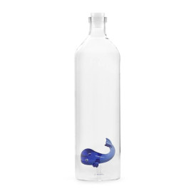 Balvi | Atlantis Glass Bottle | Blue Whale | 1.2L