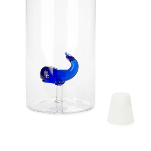 Balvi | Atlantis Glass Bottle | Blue Whale | 1.2L Balvi | Atlantis Glass Bottle | Blue Whale | 1.2L