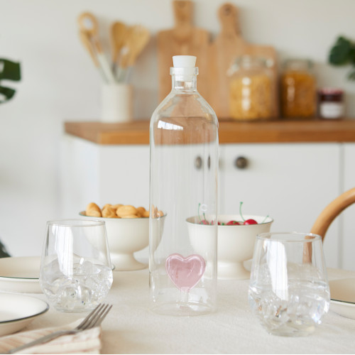 Balvi | Glass Bottle | Love Heart | 1.2L