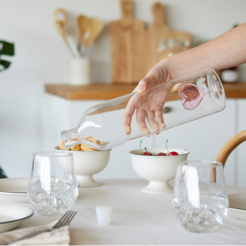 Balvi | Glass Bottle | Love Heart | 1.2L