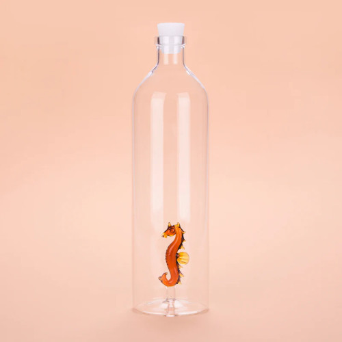 Balvi | Atlantis Glass Bottle | Seahorse | 1.2L