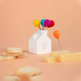 Balvi | Snack Forks | Balloon House | Set of 6