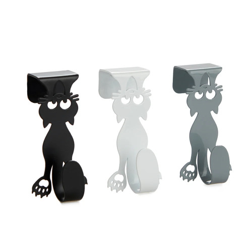 Balvi | Drawer Hooks | Curious Cats | Set of 3
