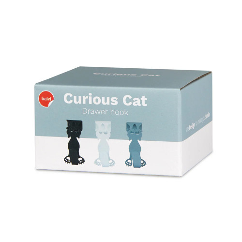 Balvi | Drawer Hooks | Curious Cats | Set of 3