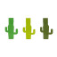 Balvi | Drawer Hooks | Cacti | Set of 3 Balvi | Drawer Hooks | Cacti | Set of 3