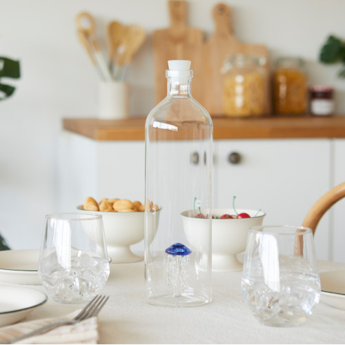 Balvi | Atlantis Glass Bottle | Jellyfish | 1.2L