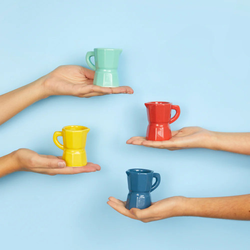 Balvi | Moka Ceramic Espresso Cups | Multicolour | Set of 4