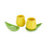 Balvi | Tulip Espresso Cup & Saucer | Yellow | Set of 2