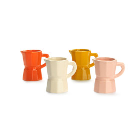 Balvi | Moka Ceramic Espresso Cups | Neutral | Set of 4