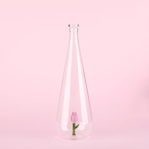 Balvi | Botanical Glass Bottle | Tulip | 1L